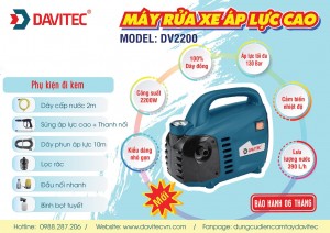 DV2200 - Máy rửa xe áp lực cao